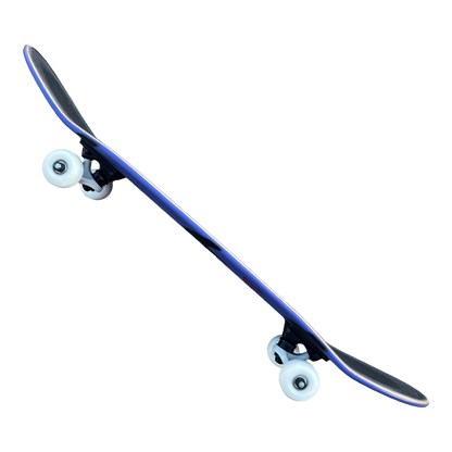 Stardust Skate Shop Tri-Bat Wanderlust Full Size Pre-Built Complete Entry Level Skateboard 8.0" x 31.75" Iris / Flat Black / Bright Red