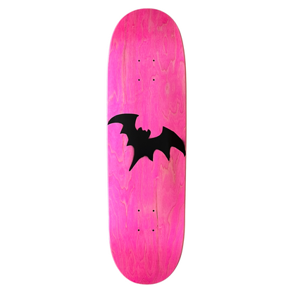 Stardust Pink / Matte Black Bat 041 Egg Shaped Deck 9.0"