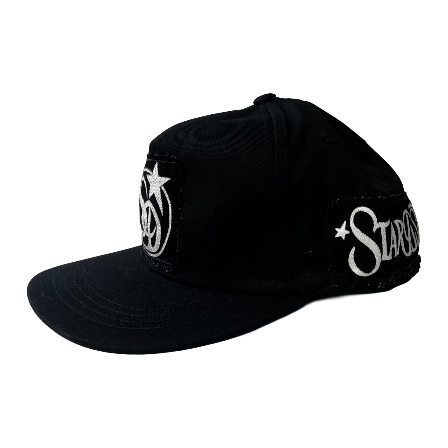 Stardust Patch Mash Ups Snapback Hat Wanderlust Lettermark 022.2 & Wanderlust II 022 Black / White