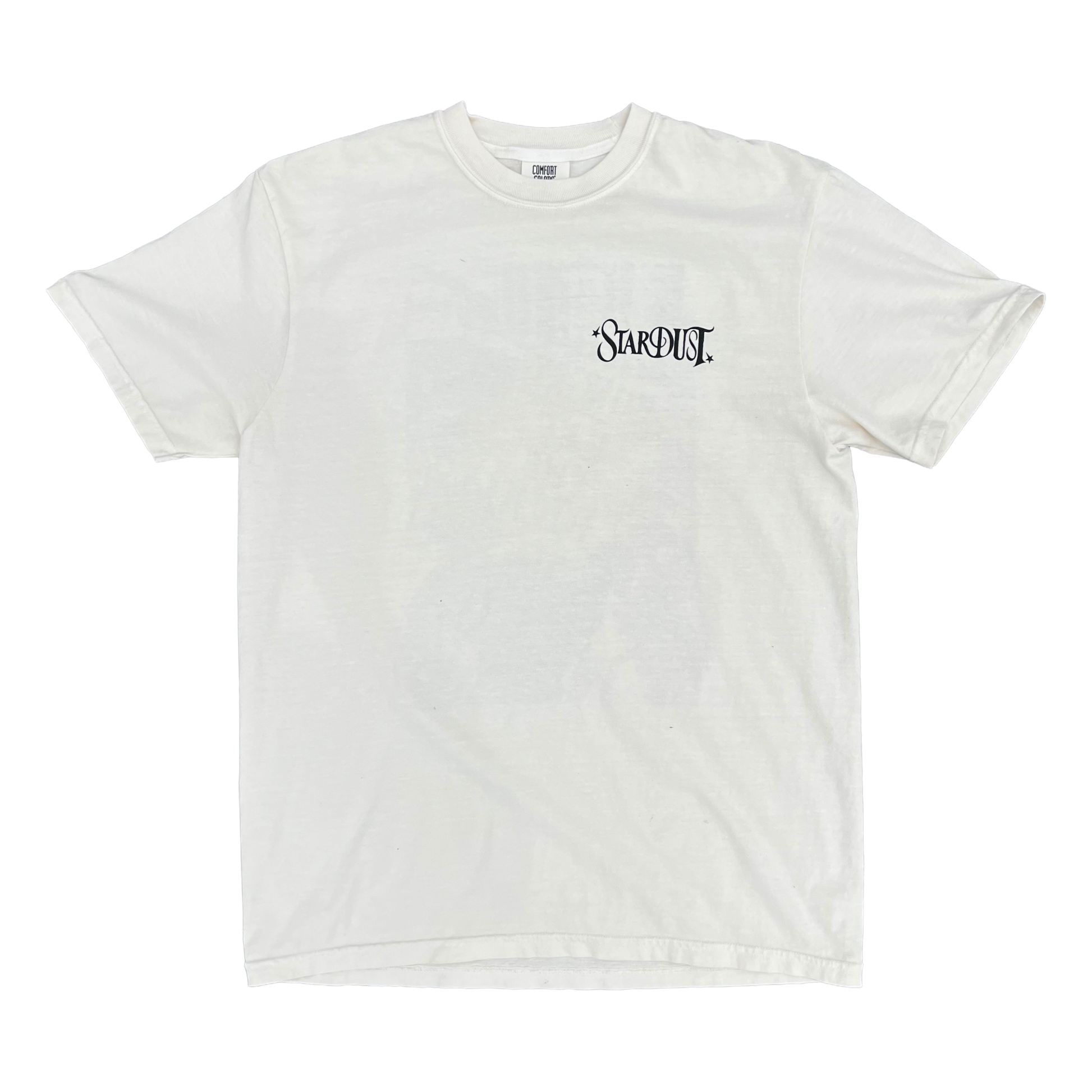 Stardust Skate Shop "Eat The Rich" Garment-Dyed Tee 051 Ivory / Black