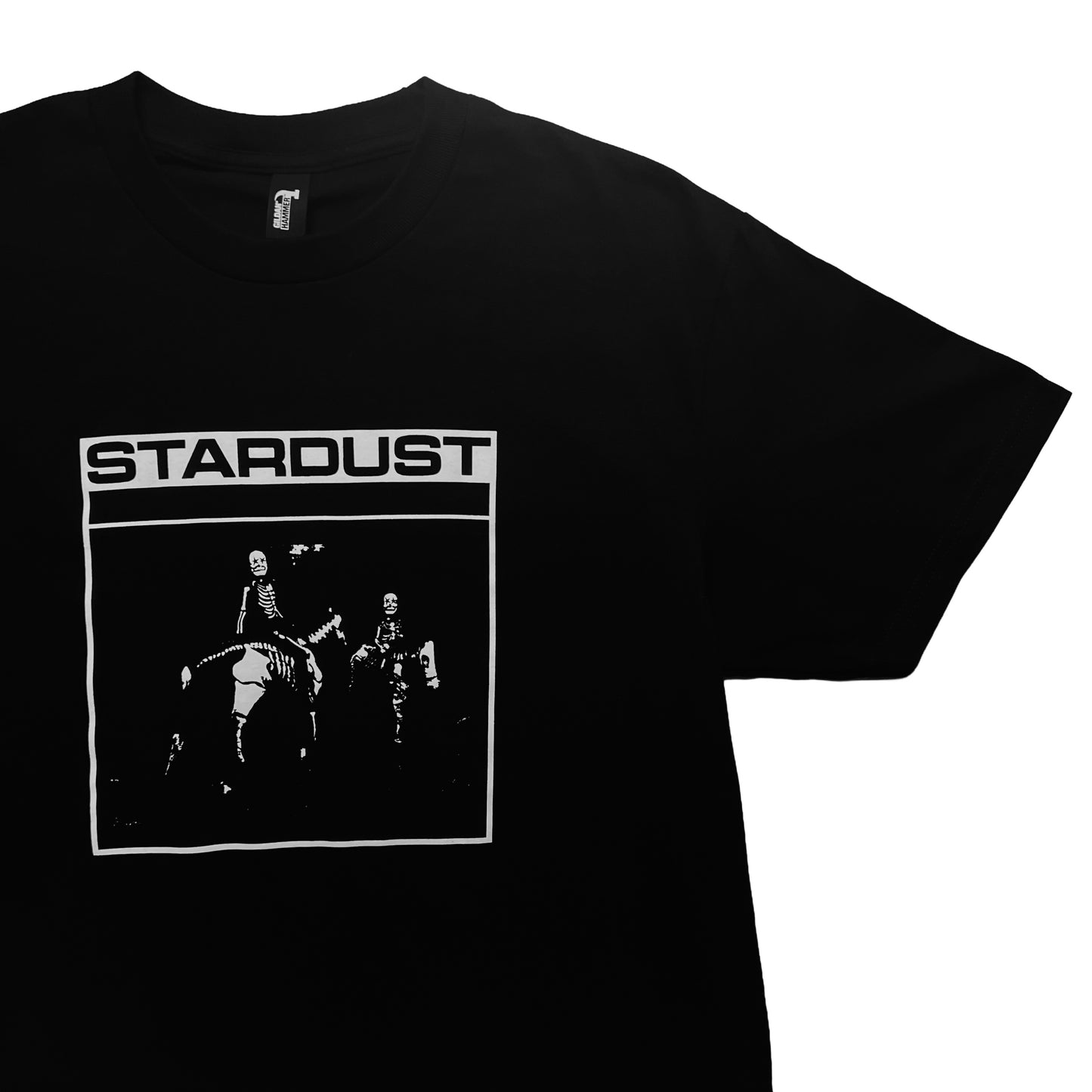 Stardust Skate Shop Skeletal Horses Tee 043 Black / White
