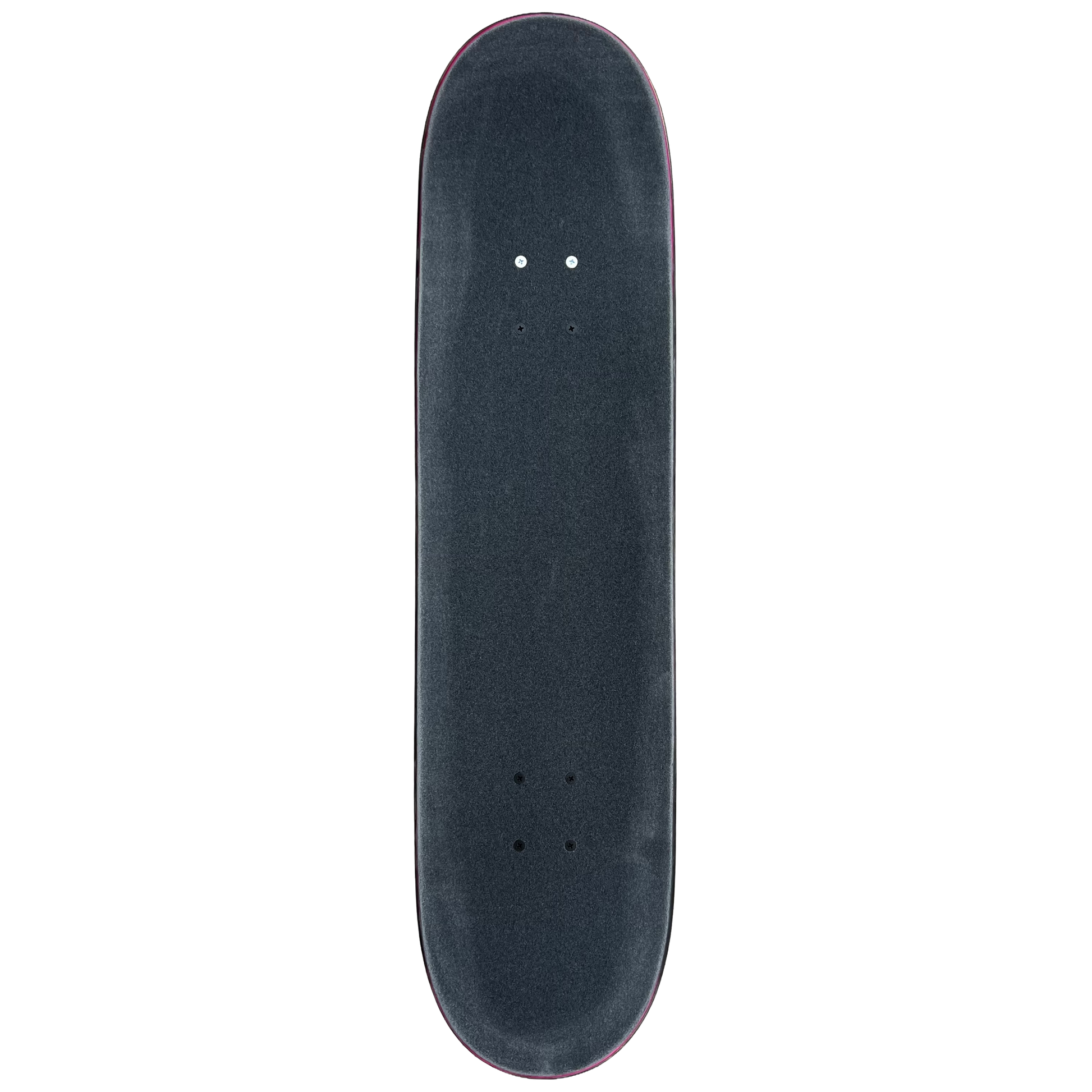 Stardust Skate Shop Tri-Bat Wanderlust Full Size Pre-Built Complete Entry Level Skateboard 8.25" x 32.0" Flat Black / Metallic Silver / Purple Shimmer