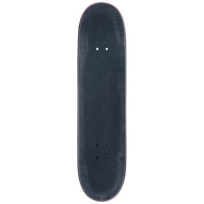 Stardust Skate Shop Tri-Bat Wanderlust Full Size Pre-Built Complete Entry Level Skateboard 8.25" x 32.0" Flat Black / Metallic Silver / Purple Shimmer