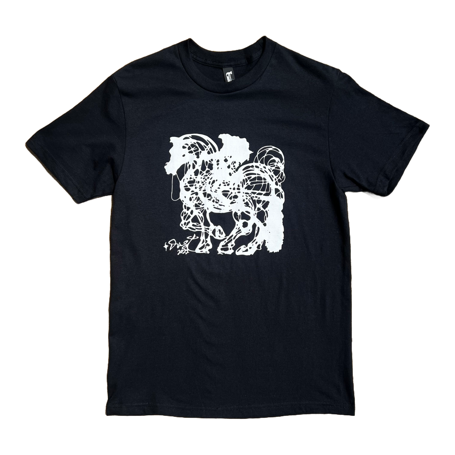 Stardust Skate Shop Dalinean Horse Tee 013 Black / White