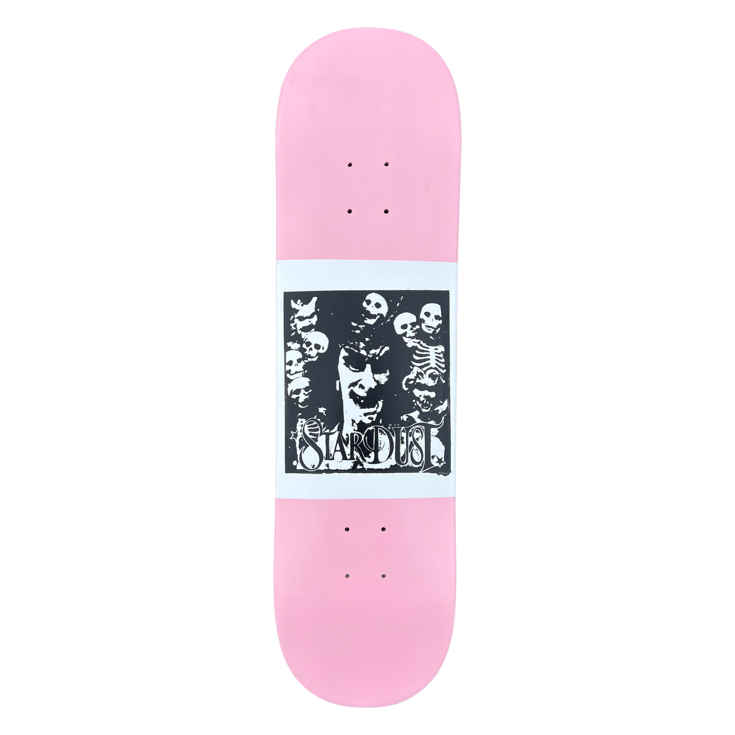 Stardust "Archaic Skulls" Deck 027 8.25" Soft Pink / White / Matte Black (Full Cut)