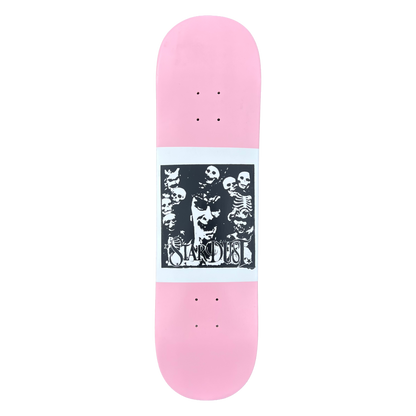 Stardust "Archaic Skulls" Deck 027 8.25" Soft Pink / White / Matte Black (Full Cut)