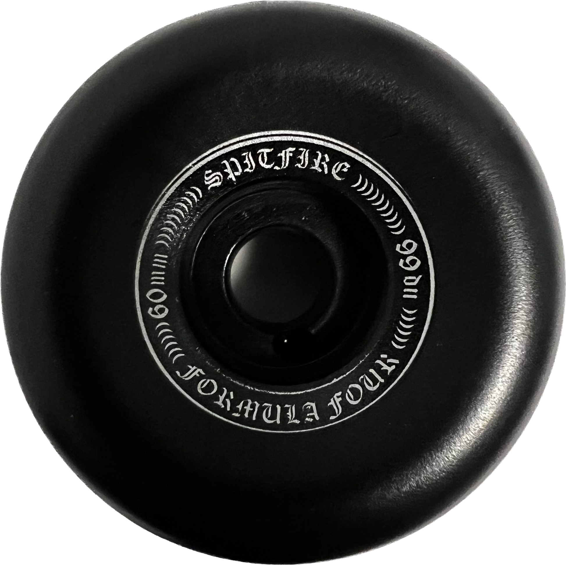 Spitfire Formula Four OG Classic 60mm 99d Set Of 4 Skateboard Wheels Black