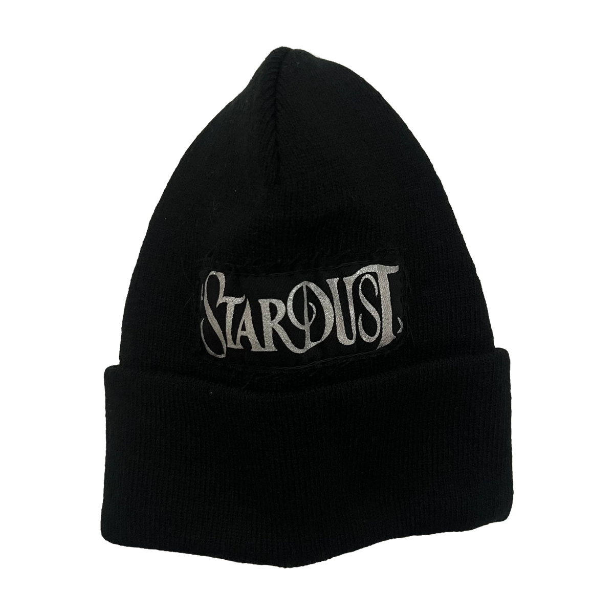 Stardust Patch Mash Ups Cuffed Beanie Wanderlust Lettermark 022.2 & Wanderlust II 022 Black / Metallic Silver
