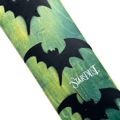 Stardust Tri-Bat Wanderlust Deck 048 8.75" (Full Cut) Green Veneer / Flat Black / White