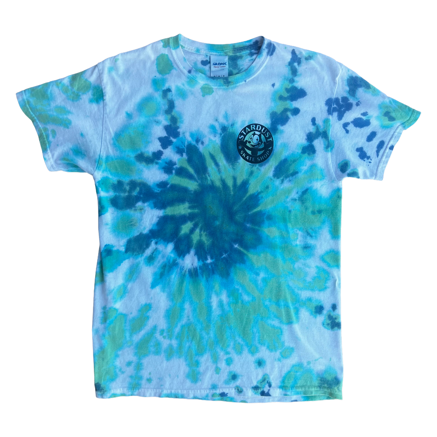Stardust Skate Shop Felix Tee 012 Tie Dye White / Blue / Green / Black