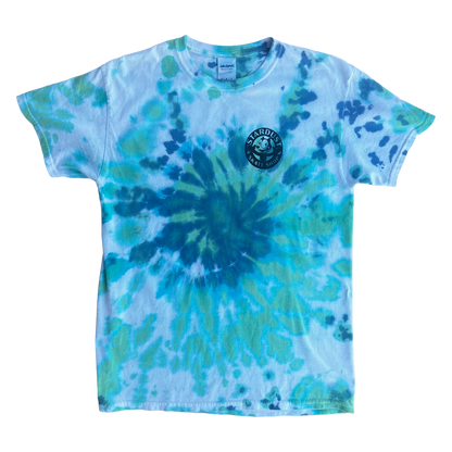 Stardust Skate Shop Felix Tee 012 Tie Dye White / Blue / Green / Black