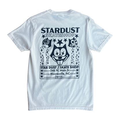 Stardust Skate Shop Felix Tee 012 Ivory / Black