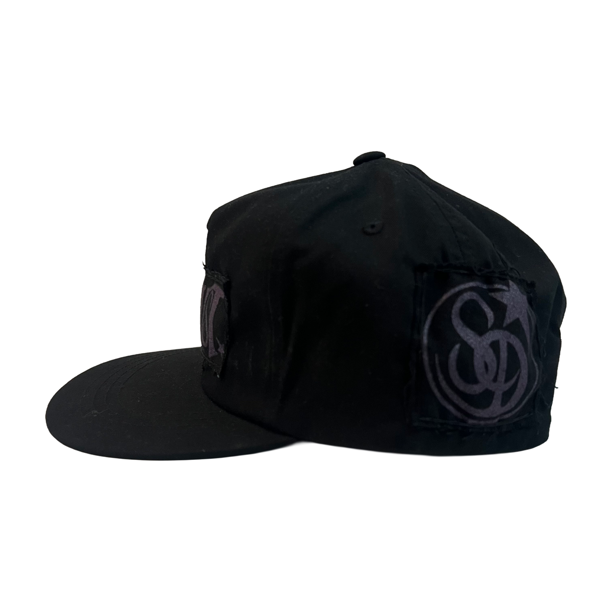 Stardust Patch Mash Ups Snapback Hat Wanderlust II 022 & Wanderlust Lettermark 022.2 Black / Purple Shimmer