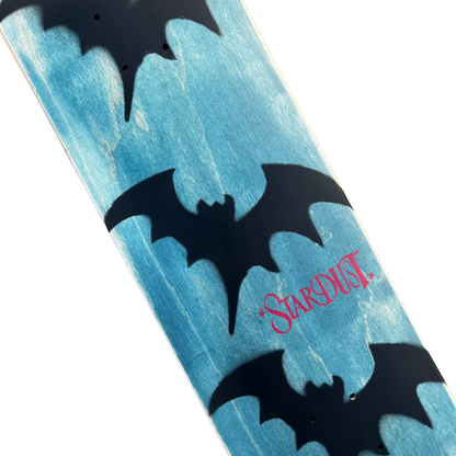 Stardust Tri-Bat Wanderlust Deck 048 8.25" (Full Cut) Blue Veneer / Flat Black / Bright Red