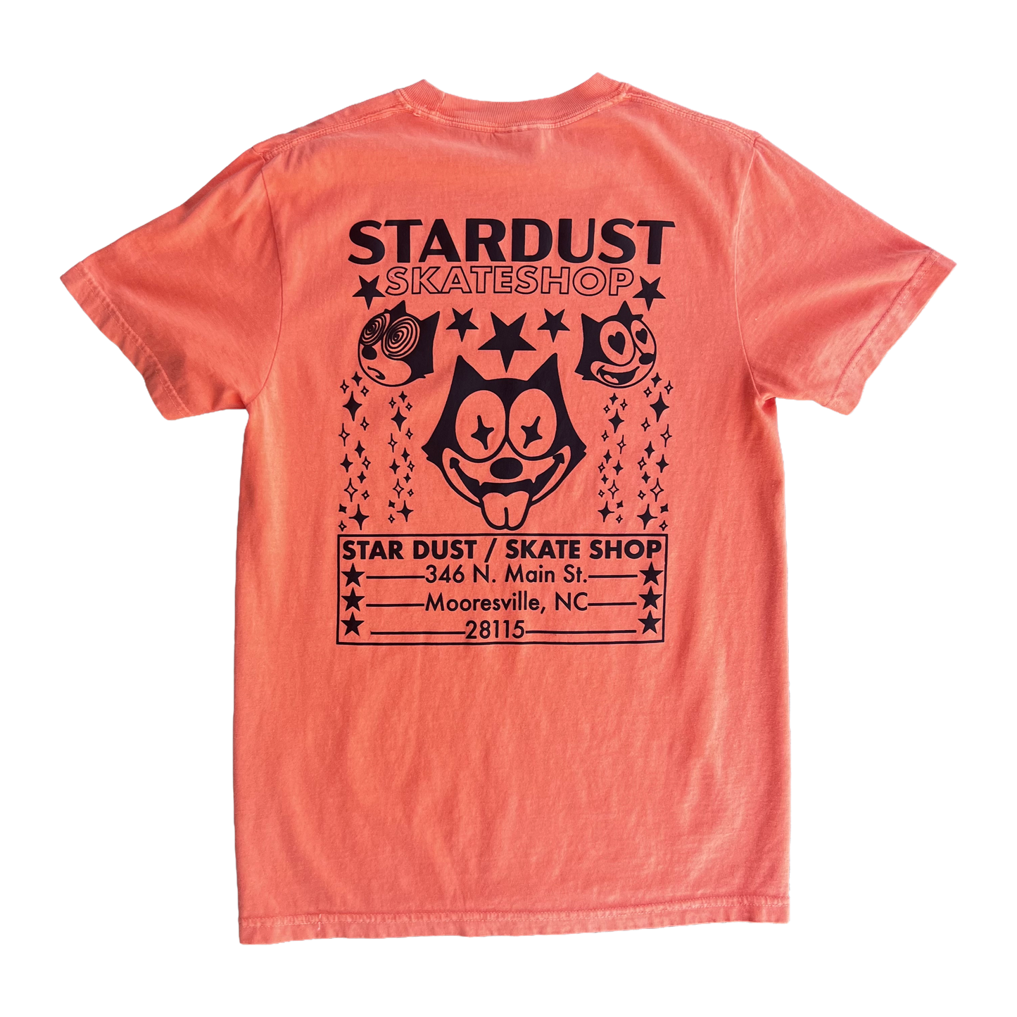 Stardust Skate Shop Felix Tee 012 Terracotta / Black