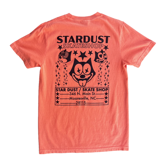 Stardust Skate Shop Felix Tee 012 Terracotta / Black