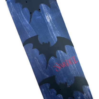 Stardust Tri-Bat Wanderlust Deck 048 8.5" (Full Cut) Midnight Blue Veneer / Flat Black / Bright Red