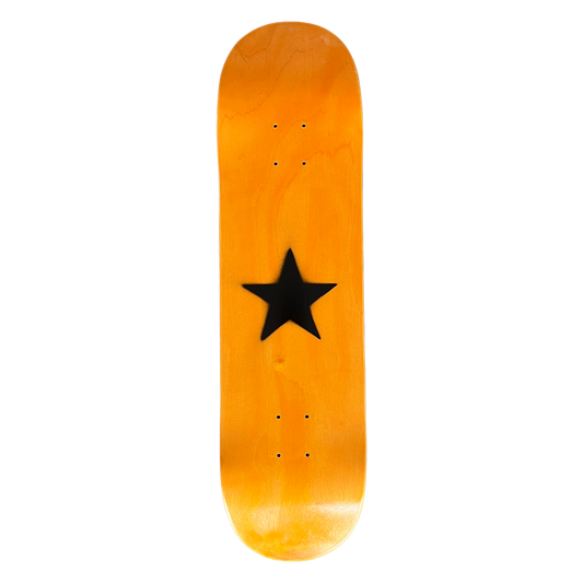 Stardust Matte Black Star Deck 8.38" Orange Veneer