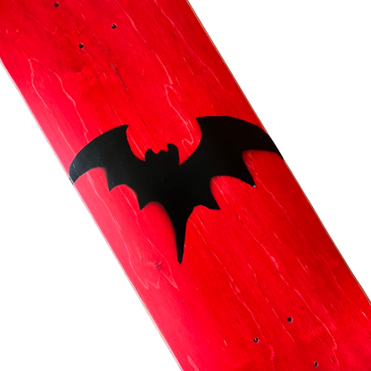 Stardust Red / Matte Black Bat 041 Deck 8.5"