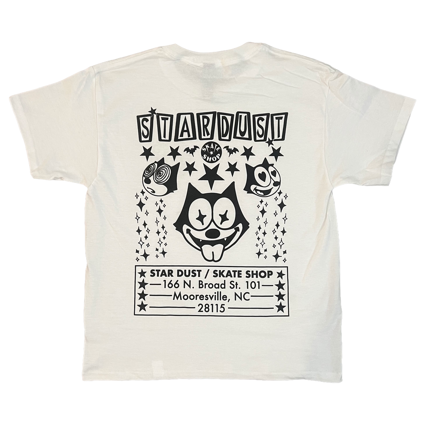 Stardust Skate Shop "Felix" Youth Tee 012.3 White / Black