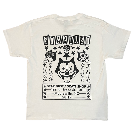 Stardust Skate Shop "Felix" Youth Tee 012.3 White / Black