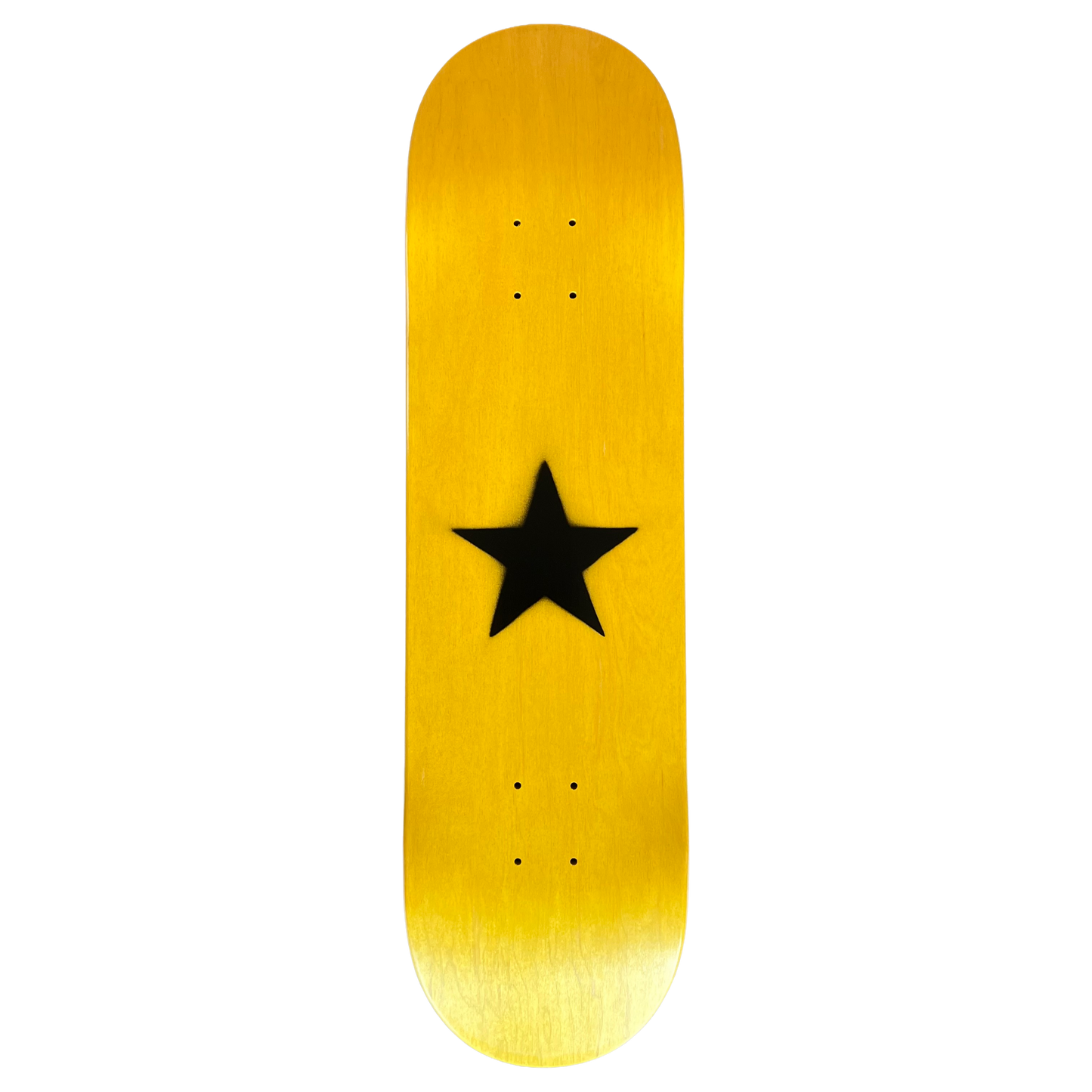Stardust Matte Black Star Deck 8.25" Yellow Veneer