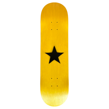 Stardust Matte Black Star Deck 8.25" Yellow Veneer