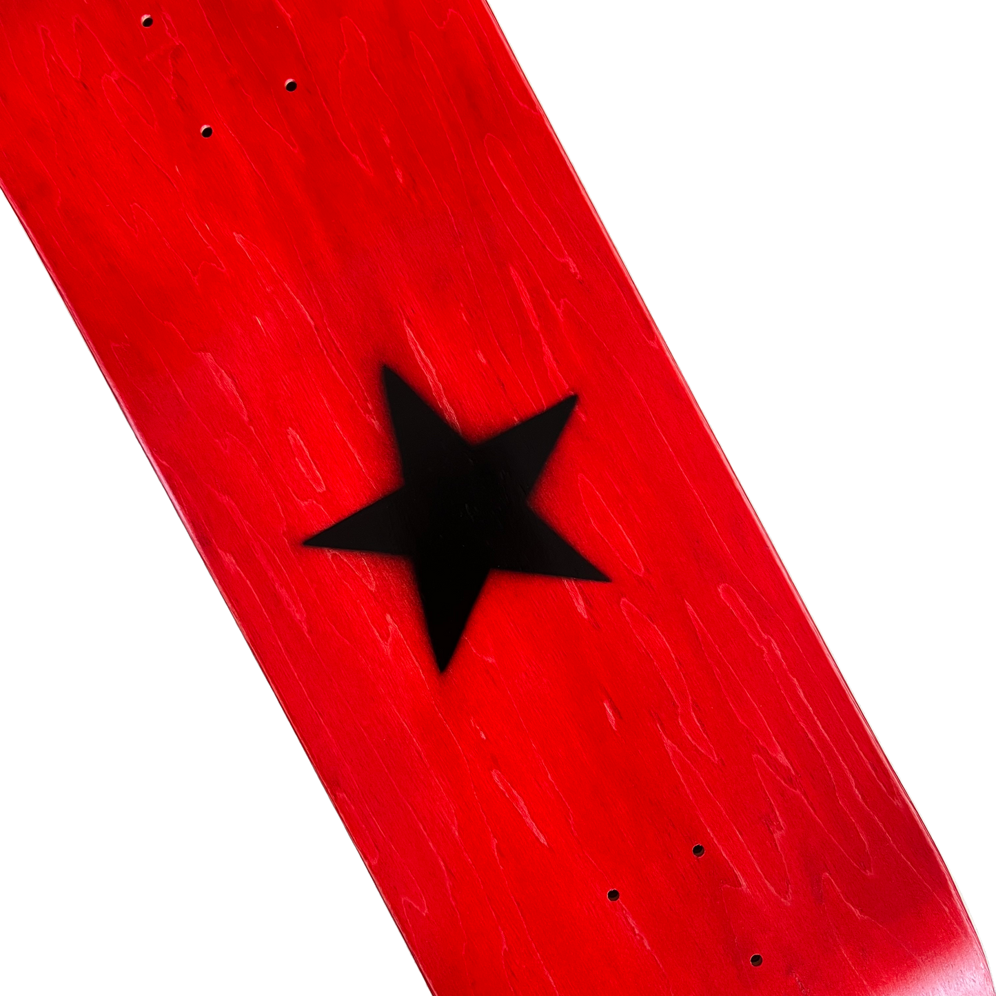 Stardust Matte Black Star Deck 9.0" Red Veneer