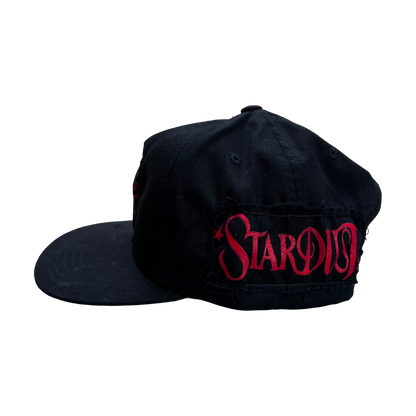 Stardust Patch Mash Ups Snapback Hat Felix 012 & Wanderlust II 022 Black / Bright Red