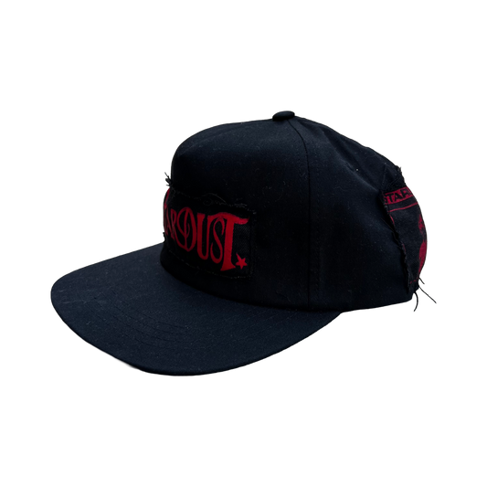 Stardust Patch Mash Ups Snapback Hat Wanderlust II 022 & Mask 023 Black / Bright Red