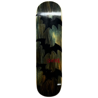 Stardust Tri-Bat Wanderlust Deck 048 8.375" (Full Cut) Earthy Veneer / Flat Black / Bright Red