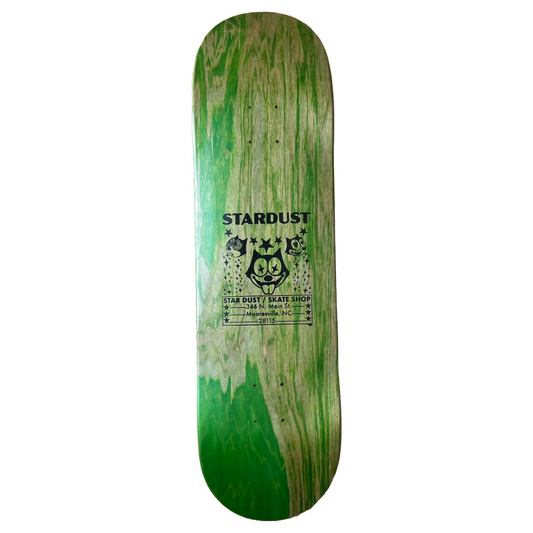 Stardust Felix 012 Deck 8.75" Green Stain / Matte Black (Screenprinted)