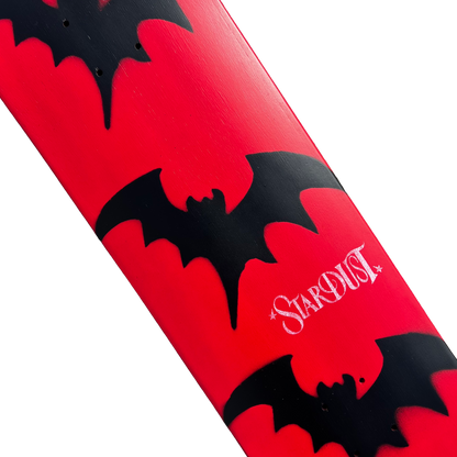 Stardust Tri-Bat Wanderlust Deck 048 8.5" (Full Cut) Bright Red / Flat Black / White