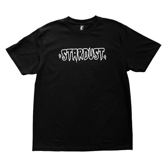 Stardust Skate Shop Cramps Text Tee 044 Black / White