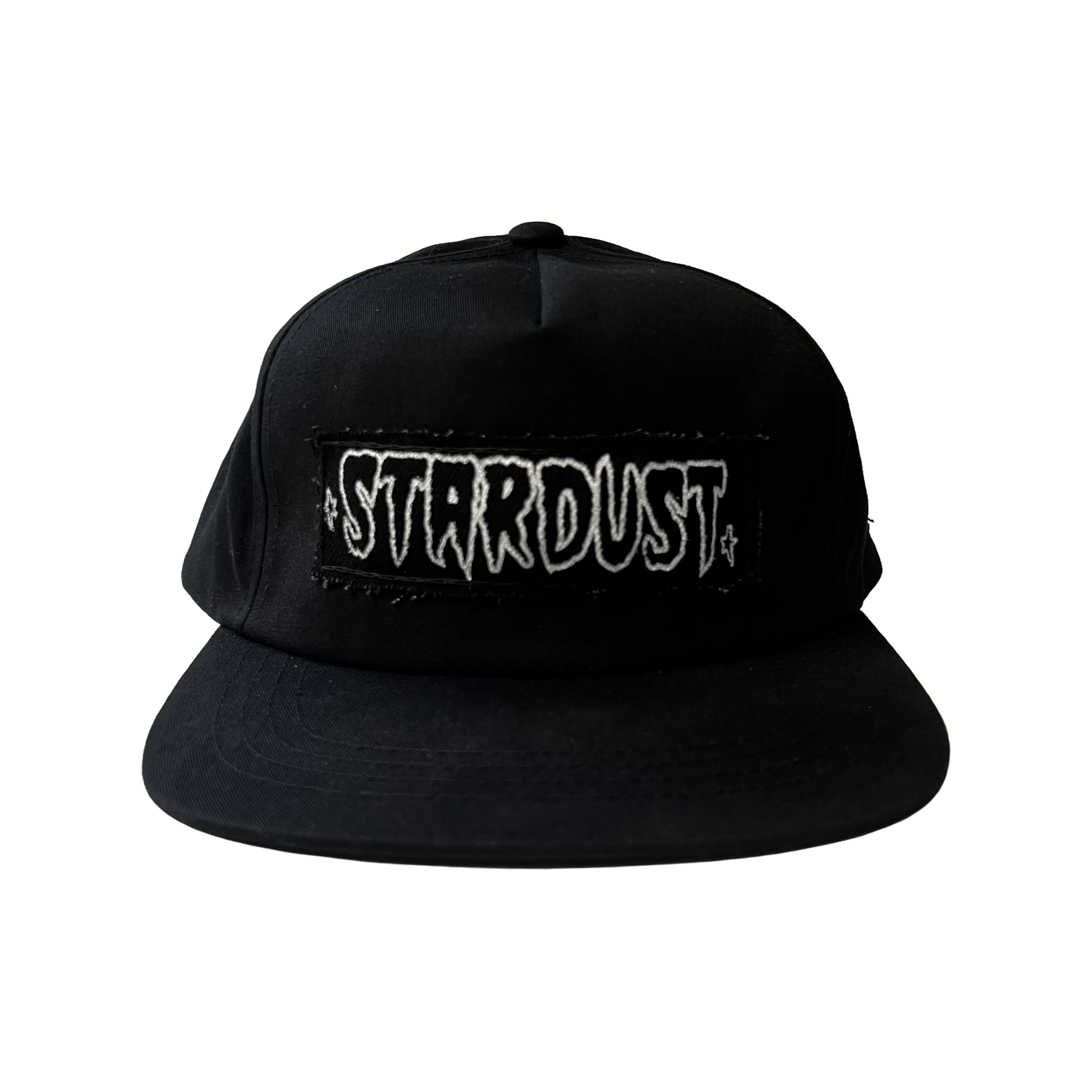 Stardust Patch Mash Ups Snapback Hat Cramps Text 044 & Raver 011 Black / White