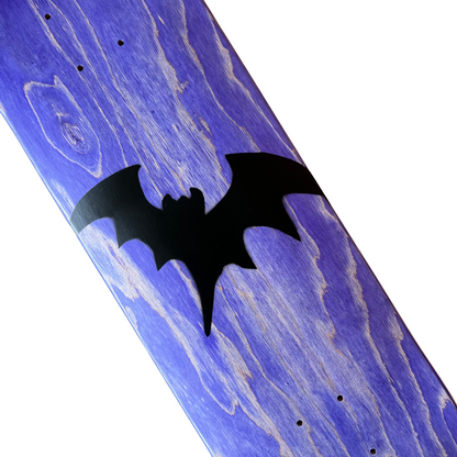 Stardust Purple / Matte Black Bat 041 Deck 8.25"