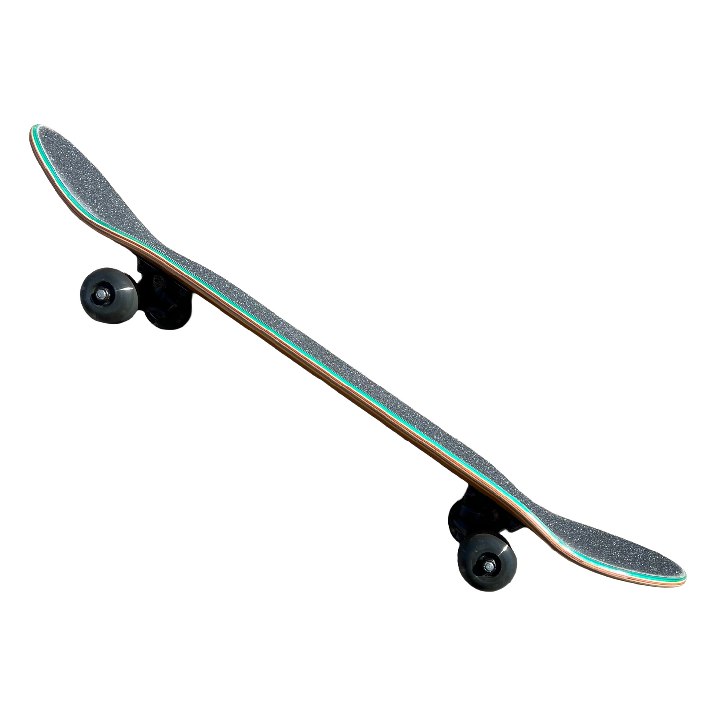 Stardust Skate Shop Orange Veneer / Matte Black Star Full Size Pre-Built Complete Entry Level Skateboard 8.38" x 31.8"