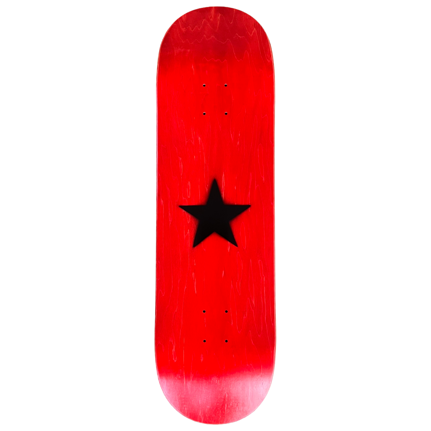 Stardust Matte Black Star Deck 9.0" Red Veneer