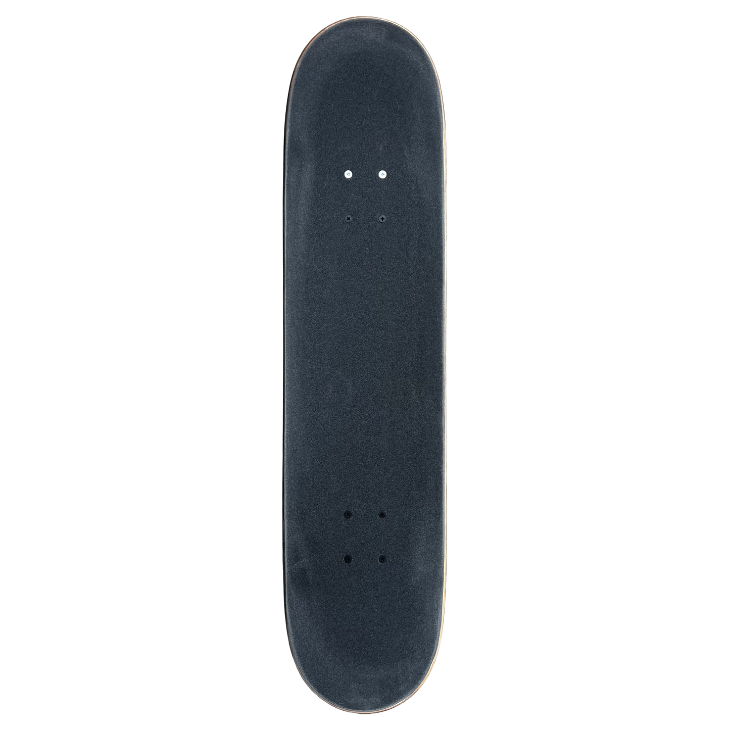 Stardust Skate Shop Tri-Bat Wanderlust Mid Size Pre-Built Complete Entry Level Skateboard 7.75" x 31.25" Flat Black / Metallic Silver / Purple Shimmer