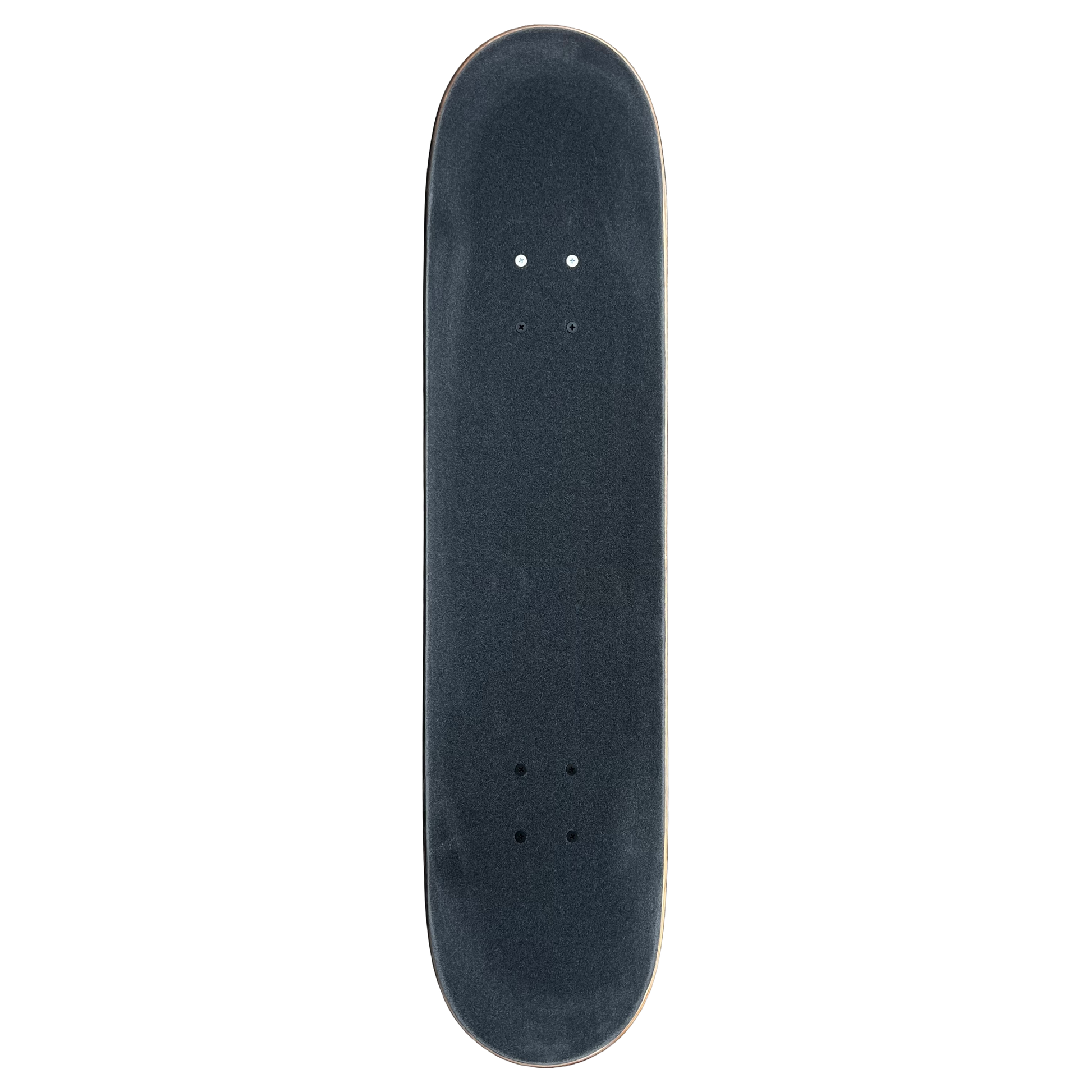 Stardust Skate Shop Tri-Bat Wanderlust Mid Size Pre-Built Complete Entry Level Skateboard 7.75" x 31.25" Flat Black / Metallic Silver / Purple Shimmer