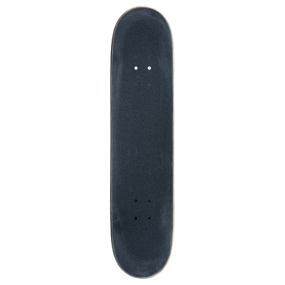 Stardust Skate Shop Tri-Bat Wanderlust Mid Size Pre-Built Complete Entry Level Skateboard 7.75" x 31.25" Flat Black / Metallic Silver / Purple Shimmer