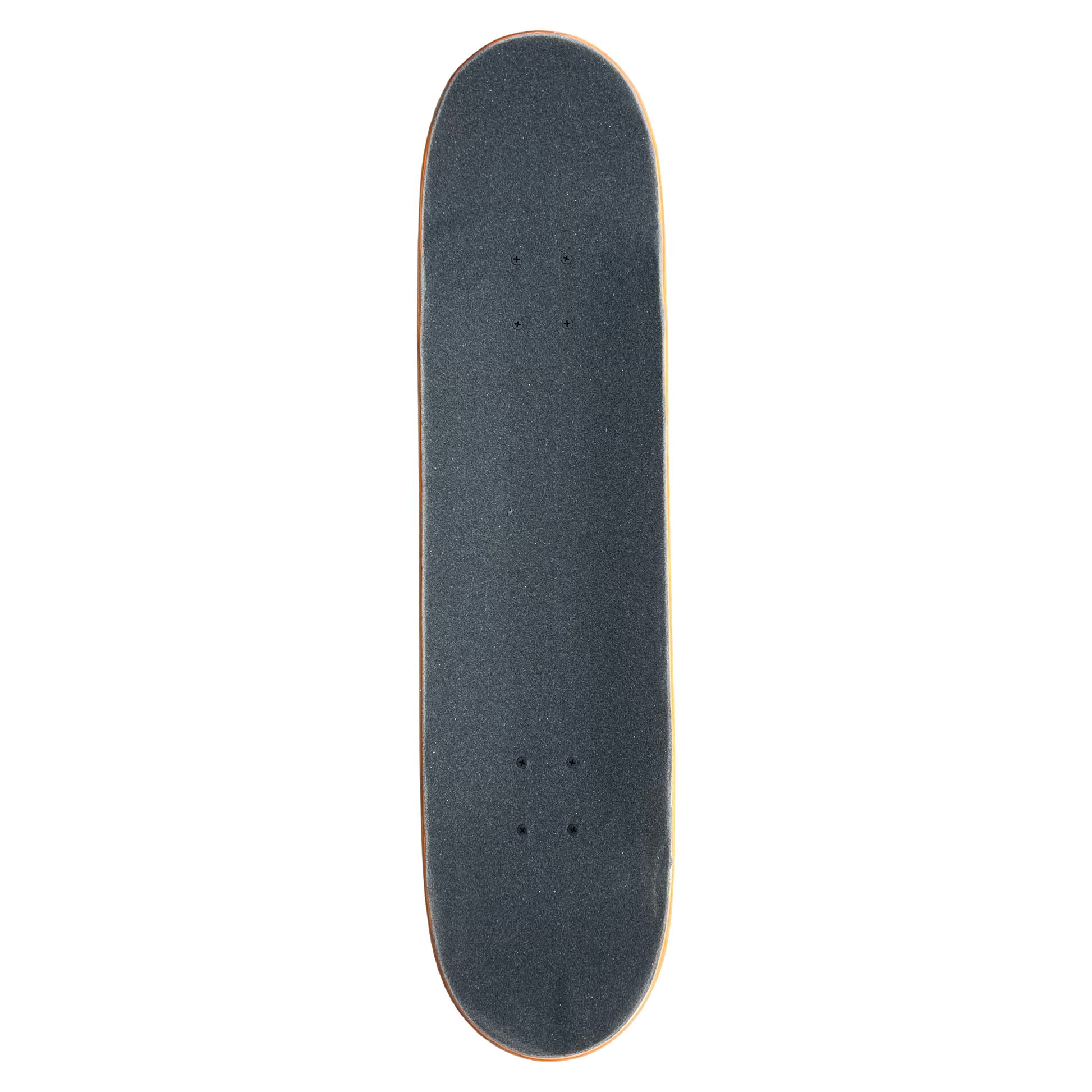 Stardust Skate Shop Brown Veneer / Matte Black Bat 041 Pre-Built Complete Entry Level Skateboard 8.125" x 31.8"