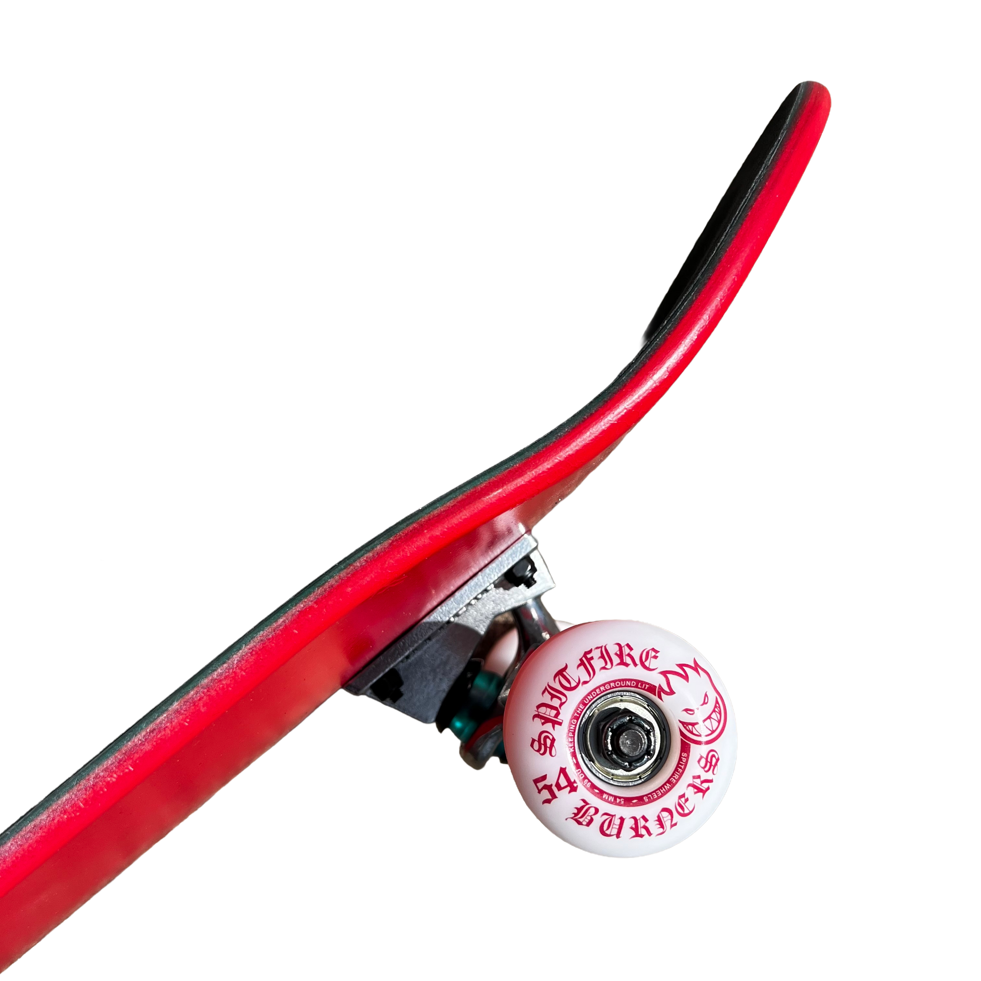 Stardust Skate Shop Bright Red / Matte Black Star Full Size Pre-Built Premium Complete Skateboard 8.38" x 31.8"