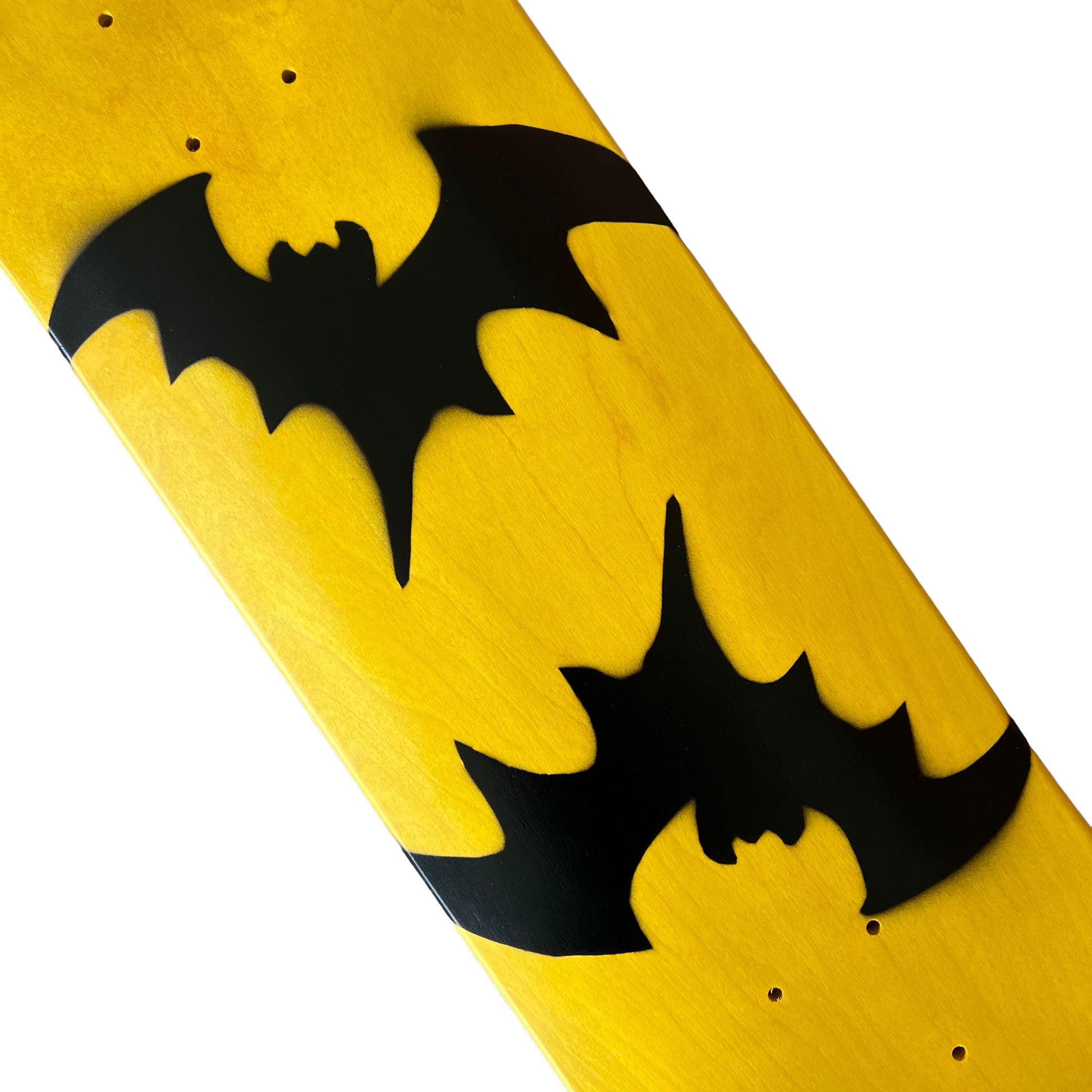 Stardust Yellow / Matte Black Bats 041.2 Twin Tip Deck 8.25"