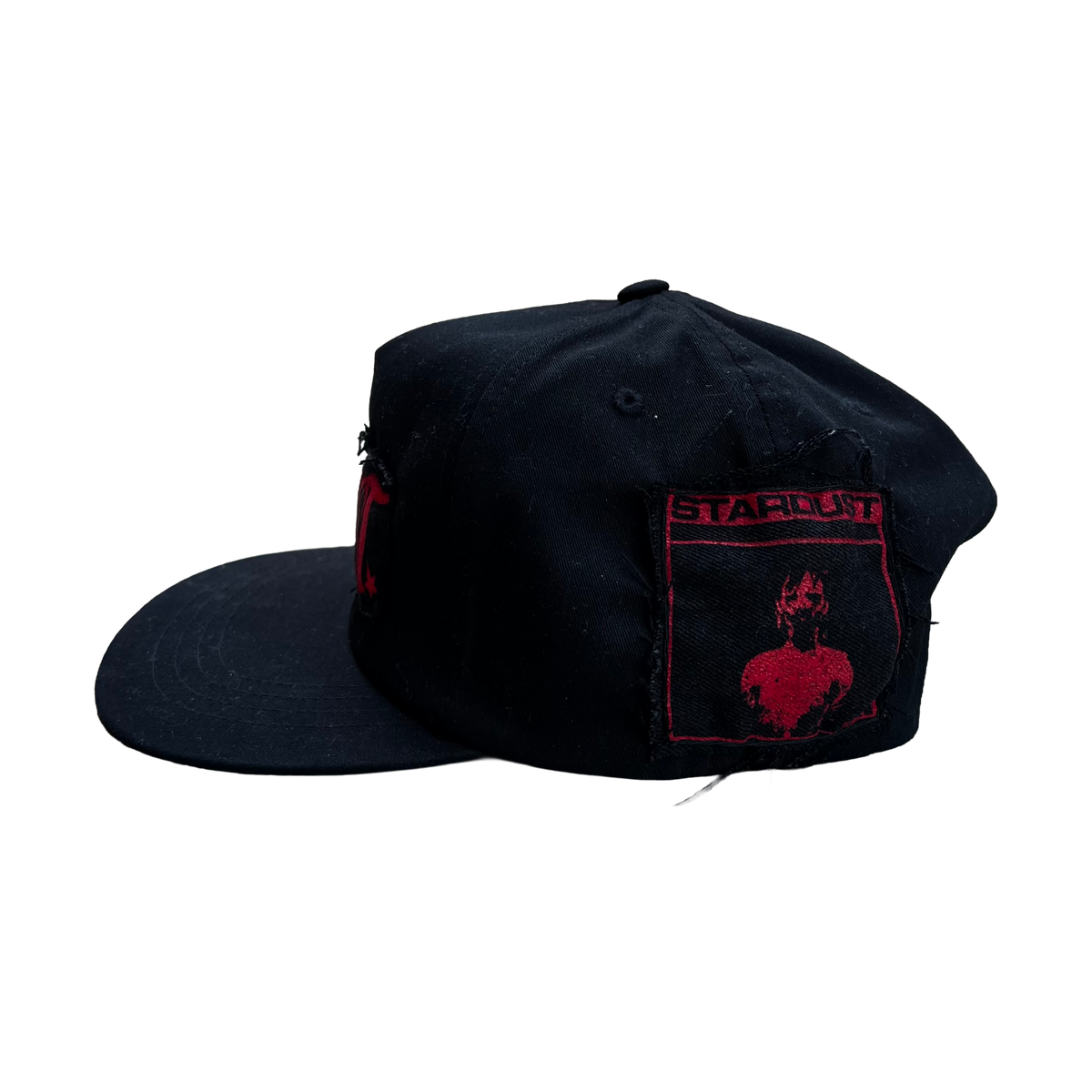 Stardust Patch Mash Ups Snapback Hat Wanderlust II 022 & Mask 023 Black / Bright Red