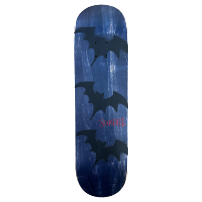 Stardust Tri-Bat Wanderlust Deck 048 8.5" (Full Cut) Midnight Blue Veneer / Flat Black / Bright Red