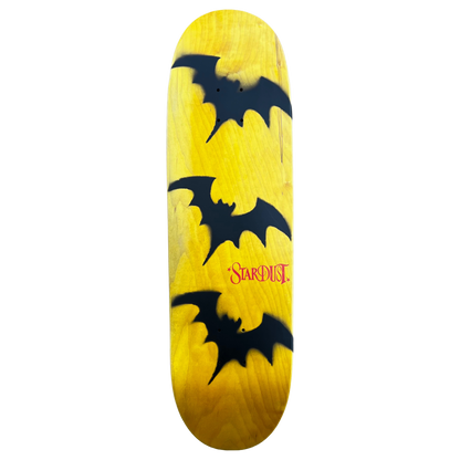 Stardust Tri-Bat Wanderlust Egg Shaped Deck 048 9.0" Yellow Veneer / Flat Black / Bright Red