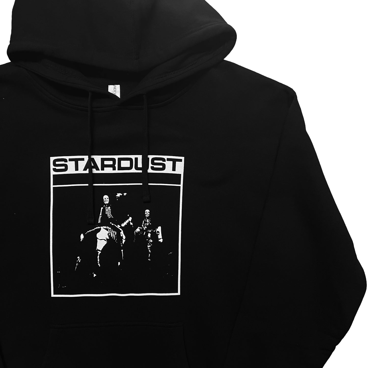 Stardust Skate Shop Skeletal Horses Hoody 043 Black / White