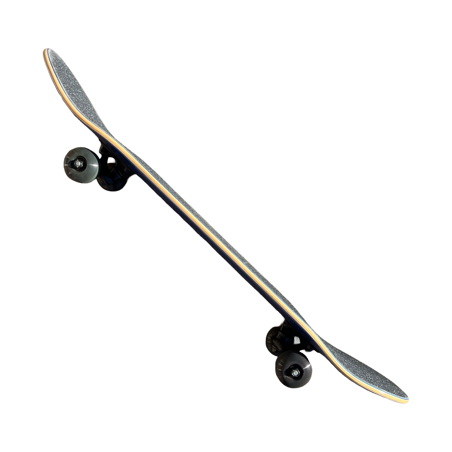 Stardust Skate Shop Navy Veneer / Metallic Silver Star Full Size Pre-Built Complete Entry Level Skateboard 8.5" x 32.3"