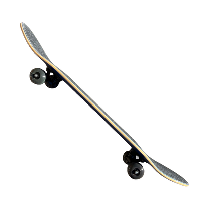 Stardust Skate Shop Navy Veneer / Metallic Silver Star Full Size Pre-Built Complete Entry Level Skateboard 8.5" x 32.3"